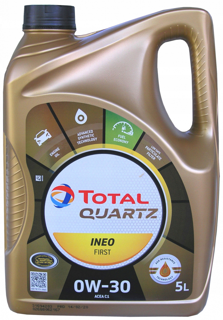 Масло моторное Total Quartz INEO FIRST 0W30 4L