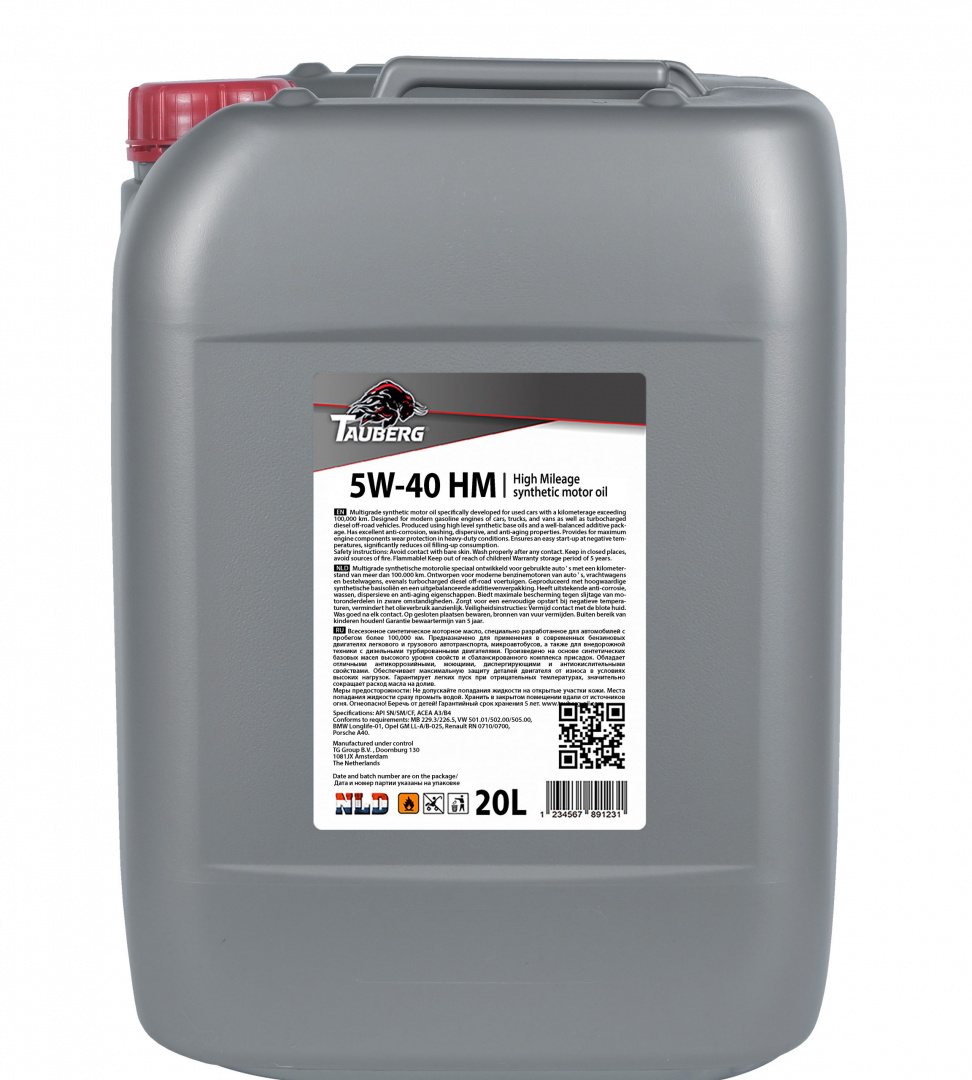 TAUBERG  5W-40 SN HM  60л  масло моторное